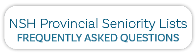 NSH Provincial Seniority Lists NSH Provincial Seniority Lists